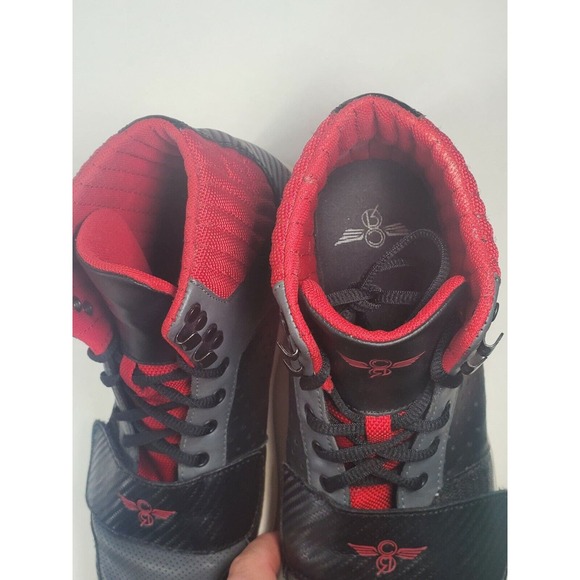 Creative Recreation cesario black smoke red CR 442 S10812 SIZE 10 - Picture 6 of 12